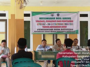 Kepala Desa Batangan Ajak Rapat Khusus Warganya