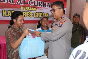 Jumat Curhat, Polres Gresik Disambati Oknum LSM dan Tawuran di Menganti