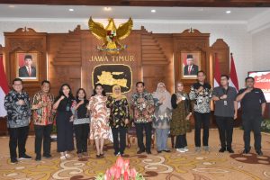 Terima Kunjungan Media Indonesia, Gubernur Khofifah Sampaikan Peningkatan Pendidikan di Jatim