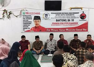 Reses Baktiono di Tambak Wedi, Sosialisasikan Warga menggunakan Haknya Sebagai warga Kota Surabaya