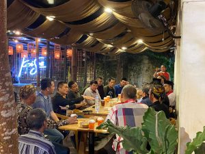 Kapolres Nganjuk Ngopi Bareng Bersama Perguruan Silat