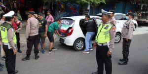 Pengamanan Sepak Bola di Pamekasan, Polres Bangkalan Gelar Penyekatan