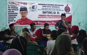 Penjaringan Aspirasi Masyarakat di Sidotopo Wetan, Baktiono Jelaskan Program Pemerintah Kota Surabaya