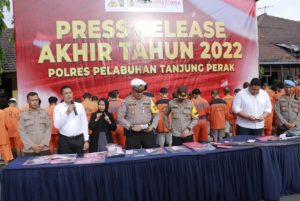 Polres Tanjung Perak Berhasil Gagalkan Peredaran Sabu Sebanyak 40 Kg