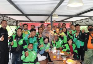 Program Jumat Curhat, Kapolres Ajak Ojek online Taat Peraturan Lalu lintas