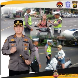 Persiapan Pemberlakuan E-tilang Polres Karangasem Laksanakan Himbauan dan Teguran Simpatik Demi Keselamatan di Jalan Raya