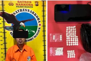 Satresnarkoba Polres Nganjuk Amankan Pengamen Pengedar Pil Koplo
