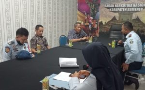Tingkatkan Sinergitas Dengan Stakeholder, Karutan Sumenep Sambangi BNNK Sumenep dan Dinas Kesehatan Sumenep