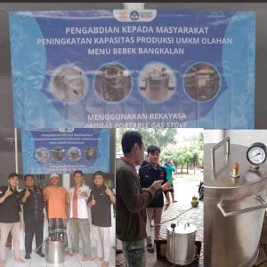 Dosen Teknik Mesin Vokasi UNESA Kembangkan INOVASI Pengukus Dengan Thermometer Untuk Mendapatkan Ciri Khas Bebek Songkem Madura