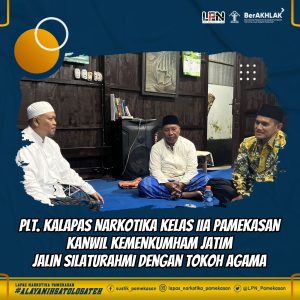 Plt. Kalapas Narkotika Kelas IIA Pamekasan Kanwil Kemenkumham Jatim Jalin Silaturahmi Dengan Tokoh Agama