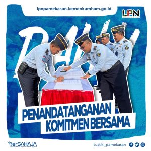 Lapas Narkotika Kelas IIA Pamekasan Kanwil Kemenkumham Jatim Laksanakan Penandatanganan Komitmen Bersama Pembangunan Zona Integritas Tahun 2023
