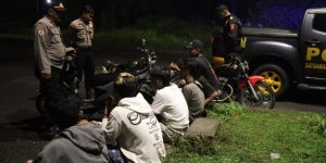 Patroli Rutin Malam Hari, Polres Bangkalan Pastikan Harkamtibmas Terjaga