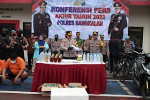 Ungkap Kasus Selama 2022 Capai 93%, Kapolres Bangkalan : Kami Akan Ungkap Lebih Banyak Lagi di 2023