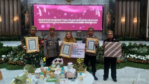 Tiga Pilar Desa Jatipunggur Juarai Lomba Desa Preventif Tingak Polda Jatim