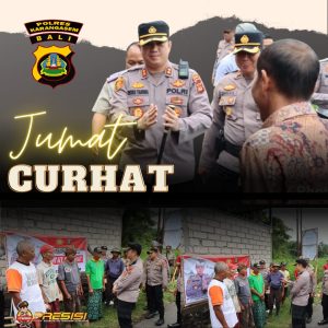 Program Jumat Curhat Polres Karangasem, Ini Merupakan Bentuk Interaksi Secara Langsung Polri Dengan Masyarakat