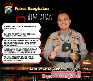 Tangkal Berita Hoax, Kapolres Bangkalan : Saring Sebelum Sharing !