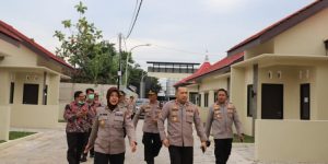 Kapolres Tinjau Perumahan Baru Anggota Polres Kediri Kota Polda Jatim
