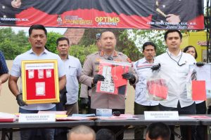 Polres Kediri Kota Berhasil Ungkap 6 Kasus, 15 Tersangka Diamankan