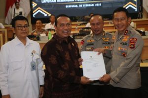 Kapolda Bali Hadiri Taklimat Awal Pemeriksaan BPK RI