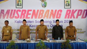 Tekankan Terwujudnya Desa Mandiri, Bupati Sampang Buka Musrenbang RKPD 2024 Kecamatan Omben