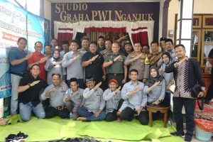 Sambut Hari Pers Nasional 2023, Kapolres Nganjuk : Kita harus Kompak