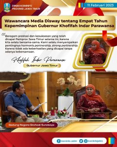Ekspos Capaian Pembangunan, Gubernur Khofifah Terima Tim Media Disway