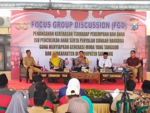 Polres Sampang Adakan Giat Focus Grub Discussion (FGD) Tentang Bahayanya Narkoba Terhadap Generasi Penerus Bangsa