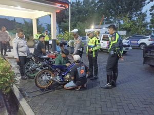 Polres Magetan Amankan Ranmor Modifikasi Berikut Jokinya