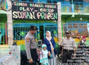 Tangkal Informasi Isu Penculikan Anak, Polres Gresik Lakukan Patroli Ke Sekolah