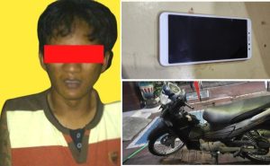 Rampas Handphone Bocah, Residivis Pencurian Keok Ditangan Petugas
