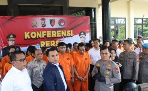 Polres Nganjuk Ungkap Puluhan Kasus Kejahatan dan Narkoba Sepanjang Januari 2023
