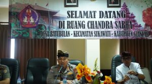 Jumat Curhat, Polda Bali Kunjungi Kantor Desa Batubulan