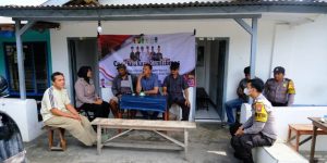 Kapolsek Kertosono Cangkrukan Kamtibmas Bersama Warga Desa Kutorejo