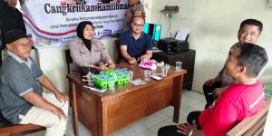 Kapolsek Kertosono Cangkrukan Kamtibmas Bersama Warga Kelurahan Banaran