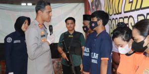 Tim Opsnal Reserse Narkoba Polres Pamekasan Berhasil Mengamankan 10 Tersangka, 2 Diantaranya Perempuan