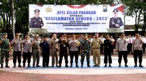 Polres Sumenep Apel Gelar Pasukan Operasi Keselamatan Semeru 2023