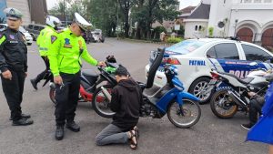 Polresta Malang Kota Wujudkan Kota Malang Zero Knalpot Brong, Tindaklanjuti Hasil Jumat Curhat