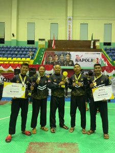 Raih Juara Umum TNI-Polri, Kontingan Polda Bali Dalam Kejurnas Pencak Silat Kapolri Cup 2023