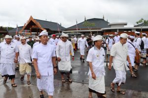 Kapolda Bali Hadiri Upacara Pemelaspasan Pembangunan Penataan Kawasan Suci Pura Besakih