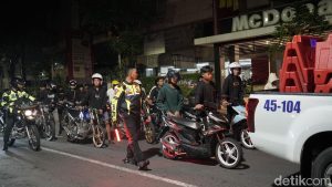 Polres Kediri Kota Amankan Puluhan Motor Berknalpot Brong