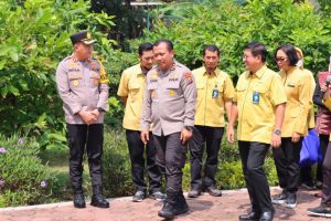 Kapolda Jatim Kunjungan Kerja di Kebun Percobaan PT. Petrokimia Gresik