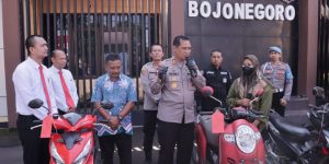 Polres Bojonegoro Ungkap Kasus Curanmor di 33 TKP, Tiga Tersangka Berhasil Diamankan