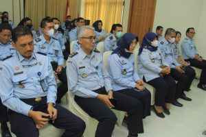 Tim Inspektorat Wilayah VI Sampaikan Hasil Audit Kinerja Atas Pengelolaan Keuangan Kanwil Kemenkumham Jatim