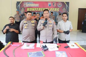 Polresta Sidoarjo Berhasil Amankan Dua Pemuda Bersajam yang Viral di Medsos