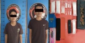 Polisi Bekuk dua Pengedar Sabu 217,9 Gram di Teluk Nibung