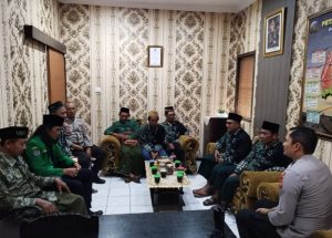 Jalin Silaturahmi, Kapolsek Denpasar Selatan Terima Audiensi Majelis Wakil Cabang NU Denpasar Selatan