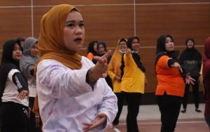 Sabtu Sehat, Kegiatan Senam Pagi bagi Warga Binaan Perempuan Lapas Kelas II A Kediri