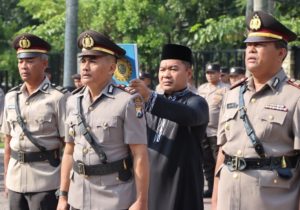 Mutasi Jabatan Kapolsek Ngluyu dan Patianrowo, Ini Pesan Kapolres Nganjuk Kepada Pejabat Baru