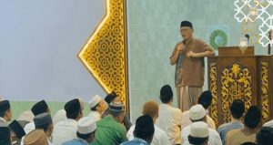 Tarawih Hari Pertama Masjid Lapas Penuh, ini Pesan Kalapas kepada Warga Binaan
