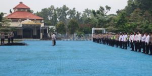Arahan Apel Pagi, Wakapolres Bangkalan Berharap Kedisiplinan Anggota Tetap Terjaga